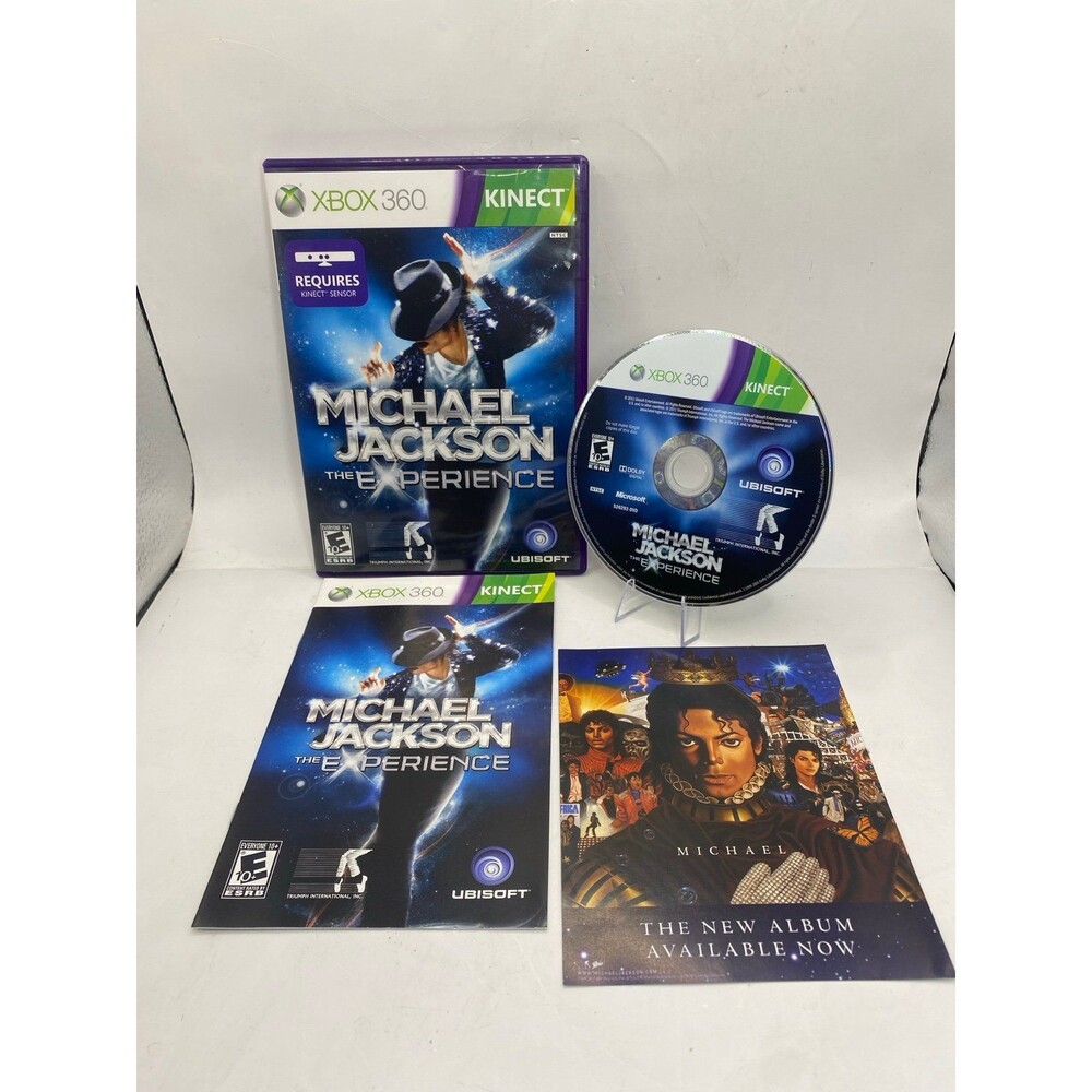 Michael Jackson: The Experience (Microsoft Xbox 360, 2011) Complete W/ Manual